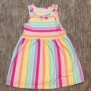 Place Multicolor Striped Kids Dress